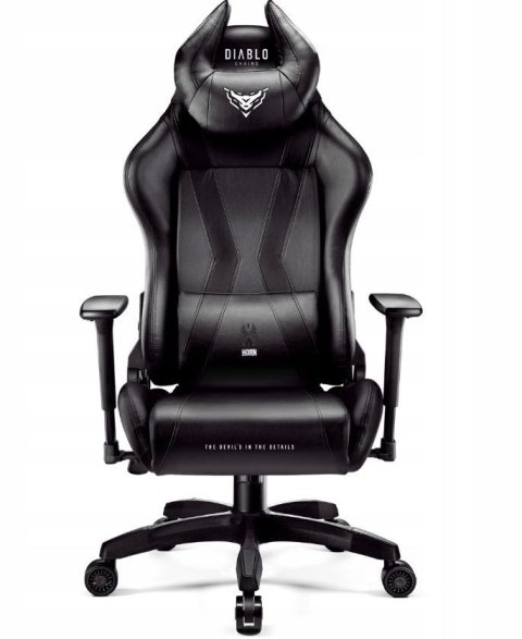 DIABLO CHAIRS Fotel gamingowy DIABLO X-HORN 2.0 king fotel czarno-czarny