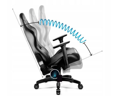 DIABLO CHAIRS Fotel gamingowy DIABLO X-HORN 2.0 king fotel czarno-czarny