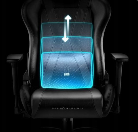 DIABLO CHAIRS Fotel gamingowy DIABLO X-HORN 2.0 king fotel czarno-czarny