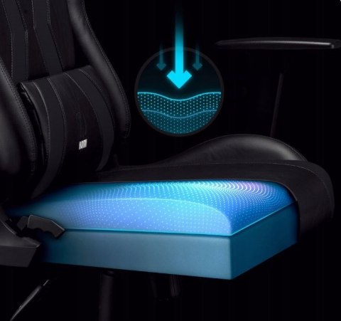 DIABLO CHAIRS Fotel gamingowy DIABLO X-HORN 2.0 king fotel czarno-czarny