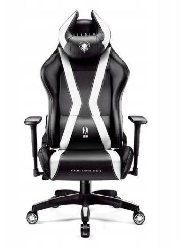 DIABLO CHAIRS Fotel gamingowy DIABLO X-HORN 2.0 normal fotel czarno-biały