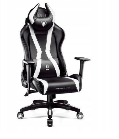 DIABLO CHAIRS Fotel gamingowy DIABLO X-HORN 2.0 normal fotel czarno-biały