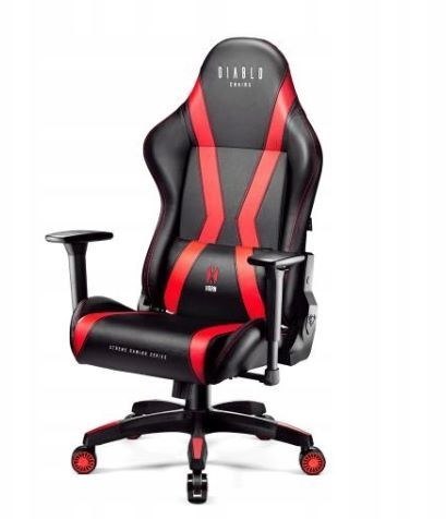 DIABLO CHAIRS Fotel gamingowy DIABLO X-HORN 2.0 normal fotel czarno-czerwony