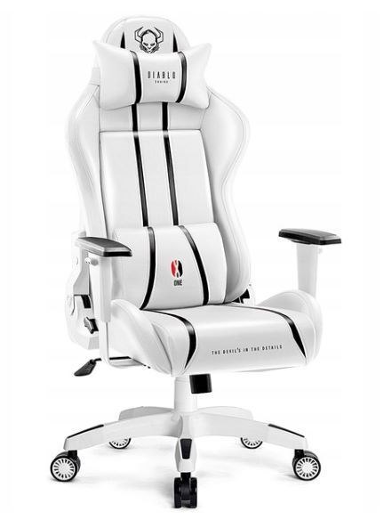 DIABLO CHAIRS Fotel gamingowy DIABLO X-ONE 2.0 normal fotel biało-czarny