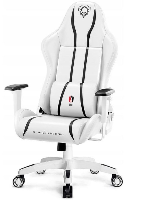 DIABLO CHAIRS Fotel gamingowy DIABLO X-ONE 2.0 normal fotel biało-czarny