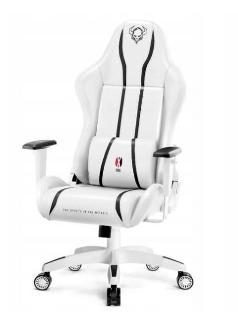 DIABLO CHAIRS Fotel gamingowy DIABLO X-ONE 2.0 normal fotel biało-czarny