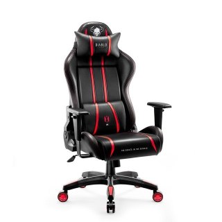 DIABLO CHAIRS Fotel gamingowy DIABLO X-ONE 2.0 normal fotel czarno-czerwony