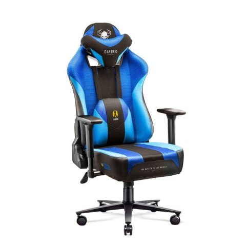 DIABLO CHAIRS Fotel gamingowy DIABLO X-PLAYER 2.0 Frost Black normal fotel