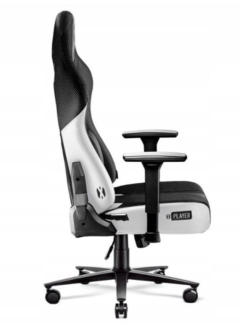 DIABLO CHAIRS Fotel gamingowy DIABLO X-PLAYER 2.0 normal fotel biało-czarny