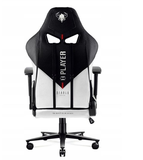 DIABLO CHAIRS Fotel gamingowy DIABLO X-PLAYER 2.0 normal fotel biało-czarny