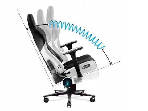 DIABLO CHAIRS Fotel gamingowy DIABLO X-PLAYER 2.0 normal fotel biało-czarny