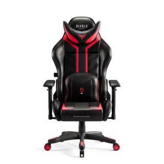 DIABLO CHAIRS Fotel gamingowy DIABLO X-RAY normal fotel czarno-czerwony