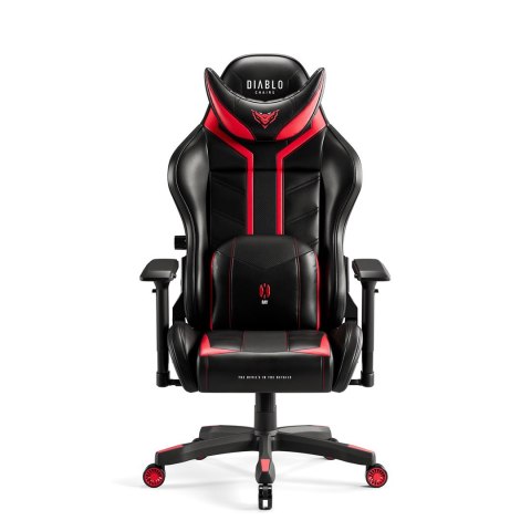 DIABLO CHAIRS Fotel gamingowy DIABLO X-RAY normal fotel czarno-czerwony