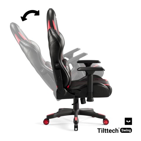 DIABLO CHAIRS Fotel gamingowy DIABLO X-RAY normal fotel czarno-czerwony