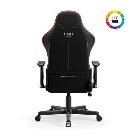 DIABLO CHAIRS Fotel gamingowy DIABLO X-ST4RTER fotel czarny LED