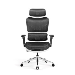 DIABLO CHAIRS Fotel gamingowy DIABLO V-COMMANDER fotel biało-czarny