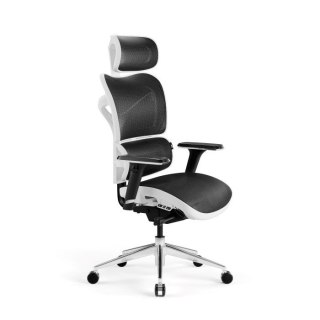 DIABLO CHAIRS Fotel gamingowy DIABLO V-COMMANDER fotel biało-czarny