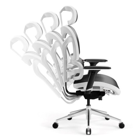 DIABLO CHAIRS Fotel gamingowy DIABLO V-COMMANDER fotel biało-czarny
