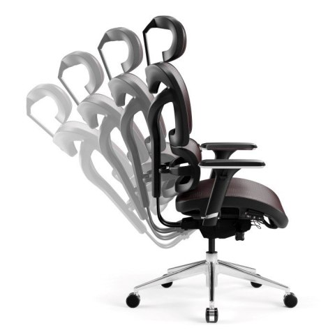 DIABLO CHAIRS Fotel gamingowy DIABLO V-COMMANDER fotel czarno-burgundowy