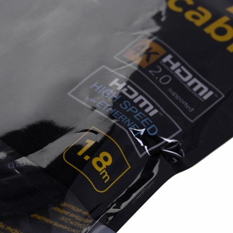 GEMBIRD Kabel GEMBIRD CC-HDMI-DVI-6 (HDMI M - DVI-D M; 1,8m; kolor czarny) GEMBIRD Kabel GEMBIRD CC-HDMI-DVI-6 (HDMI M - DVI-D M; 1,8m; kolor czarny)