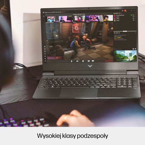 Hewlett-Packard HP Victus 15-fa0999nw i5-12450H 15,6"FHD AG IPS 144Hz 16GB SSD512 RTX 3050_4GB BLKB 70Wh Win11 2Y Mica Silver