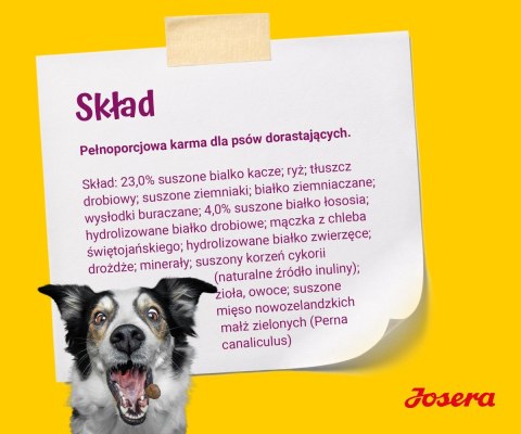 JOSERA JOSERA MiniJunior - sucha karma dla szczeniąt małych ras 900 g JOSERA JOSERA MiniJunior - sucha karma dla szczeniąt małych ras 900 g