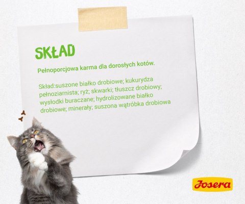 JOSERA JOSERA SensiCat - sucha karma dla kota 10 kg JOSERA JOSERA SensiCat - sucha karma dla kota 10 kg