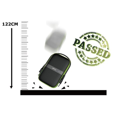 Silicon Power Dysk zewnętrzny Silicon Power Armor A60 SP040TBPHDA60S3K (4 TB ; 2.5"; USB 3.1; 5400 obr/min)
