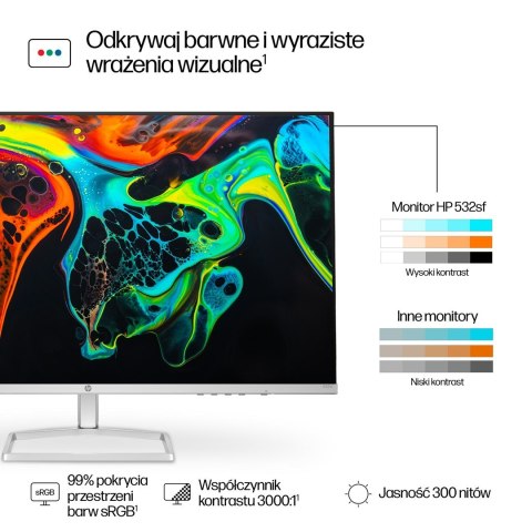 Hewlett-Packard MONITOR HP LED VA 31,5" 532sf (94F50E9) 100Hz