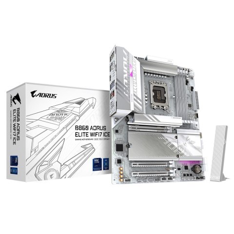 Gigabyte Płyta główna Gigabyte B860 AORUS ELITE WF7 ICE Gigabyte Płyta główna Gigabyte B860 AORUS ELITE WF7 ICE