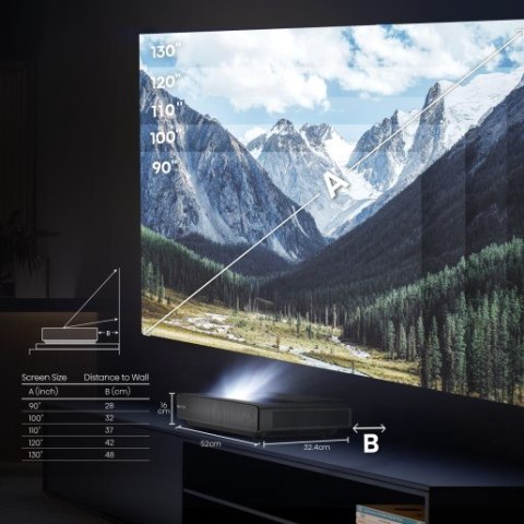HISENSE LASER TV HISENSE PX2-PRO 90-130" 4K HISENSE LASER TV HISENSE PX2-PRO 90-130" 4K