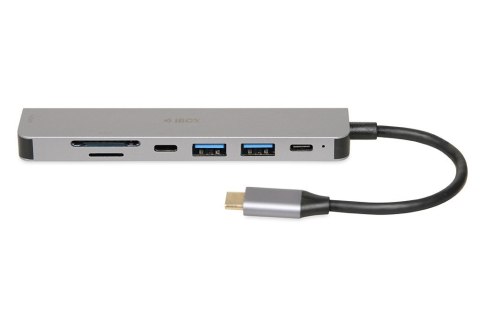 IBOX IBOX HUB USB IUH3SL4K SLIM USB3.2 HDMI 4K PD100W