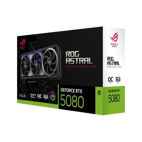 ASUS Karta graficzna ASUS ROG ASTRAL GeForce RTX 5080 OC 16GB ASUS Karta graficzna ASUS ROG ASTRAL GeForce RTX 5080 OC 16GB