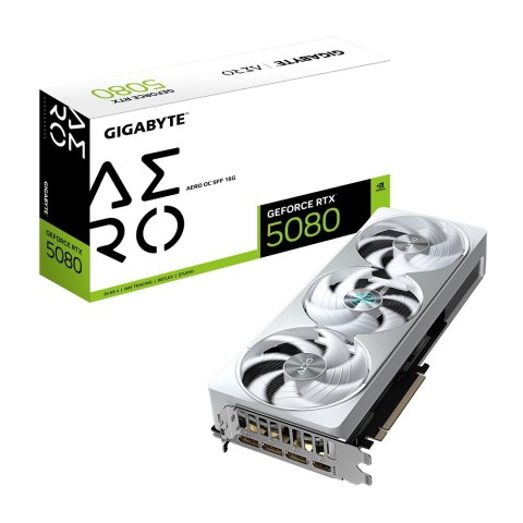 Gigabyte Karta graficzna Gigabyte GeForce RTX 5080 AERO OC 16GD SFF