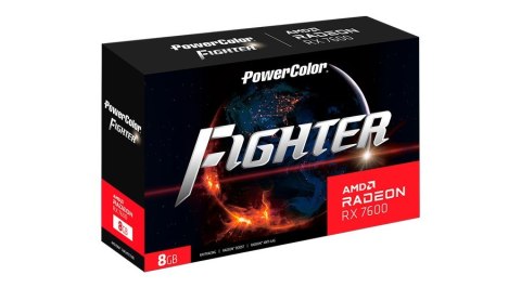 PowerColor Karta Graficzna PowerColor Fighter RX7600 8G-F PowerColor Karta Graficzna PowerColor Fighter RX7600 8G-F