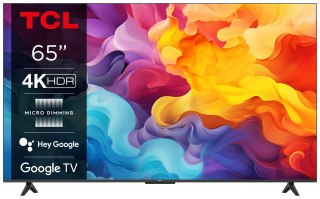 TCL Telewizor TCL 65P655 LED 65'' 4K Ultra HD Google TV Dolby Audio DVB-T2 Czarny