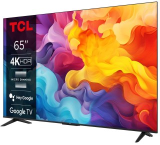 TCL Telewizor TCL 65P655 LED 65'' 4K Ultra HD Google TV Dolby Audio DVB-T2 Czarny