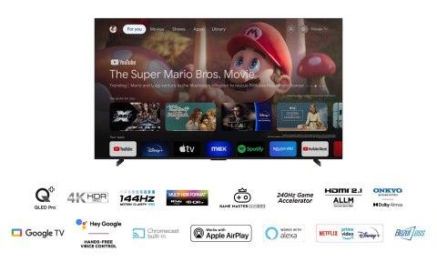 TCL Telewizor TCL 98C655 QLED 98" 4K Ultra HD 120Hz Google TV Dolby Vision IQ Titan