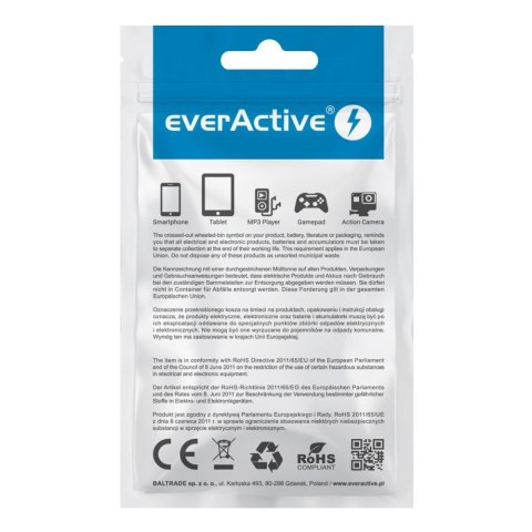 EverActive Kabel zasilający everActive CBS-1IW (USB - Lightning ; 1m; kolor biały)