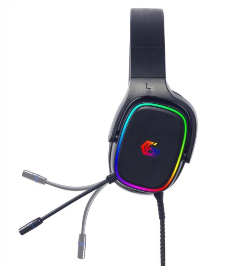 GEMBIRD GEMBIRD GAMINGOWY ZESTAW SŁUCHAWKOWY 7.1 NA USB Z PODŚWIETLENIEM RGB