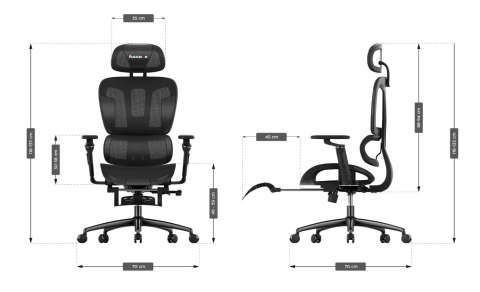 Huzaro Fotel gamingowy Huzaro Combat 7.9 Black