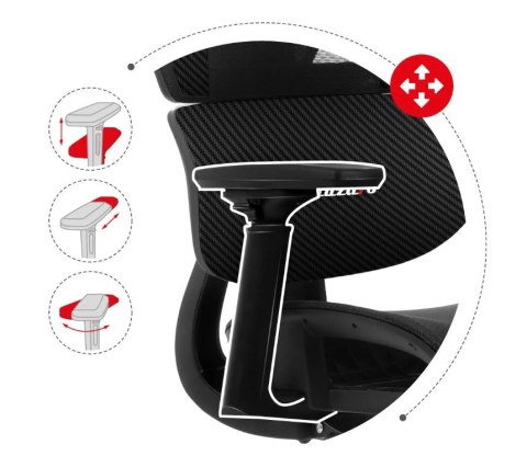 Huzaro Fotel gamingowy Huzaro Combat 8.0 Carbon