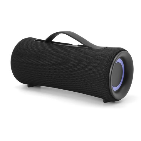 GEMBIRD GEMBIRD PRZENOŚNY GŁOŚNIK BLUETOOTH LED SPK-BT-LED-04 RMS 2X 5W, WBUDOWANY MIKROFON, KOLOR CZARNY, USB, AUX, MICROSD