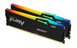 Kingston KINGSTON DDR5 64GB 6000MT/s CL30 DIMM (Kit of 2) FURY Beast RGB XMP