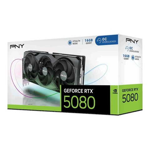 PNY Technologies Karta graf. PNY GeForce RTX 5080 16GB OC 3-FAN