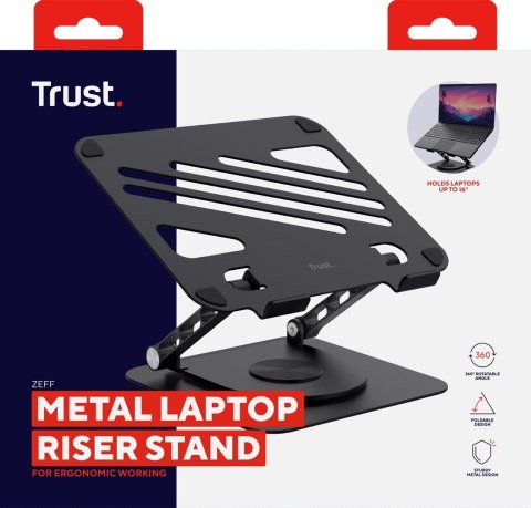 Trust Podstawka pod laptopa Trust ZEFF METAL Black