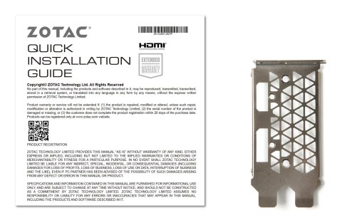 ZOTAC Karta graficzna ZOTAC GAMING GeForce RTX 3050 Low Profile ZOTAC Karta graficzna ZOTAC GAMING GeForce RTX 3050 Low Profile