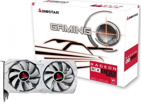 Biostar Karta graficzna BIOSTAR Radeon RX 580 8GB White D5 Biostar Karta graficzna BIOSTAR Radeon RX 580 8GB White D5