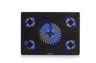 MODECOM Podstawka chłodząca MODECOM Silent Fan PL-MC-CF-15 (17.x cala; 5 wentylatorów; HUB) (WYPRZEDAŻ)