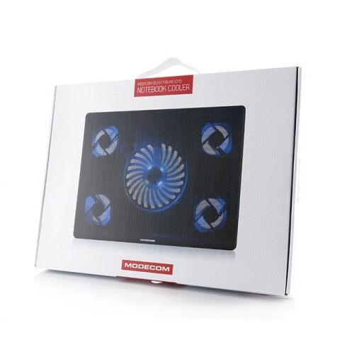 MODECOM Podstawka chłodząca MODECOM Silent Fan PL-MC-CF-15 (17.x cala; 5 wentylatorów; HUB) (WYPRZEDAŻ)
